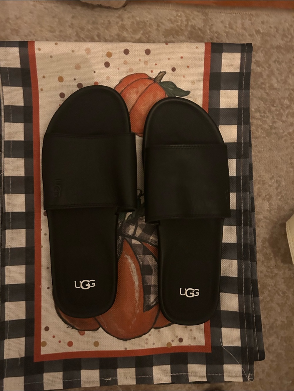 UGG Black Men's Slide Sandals